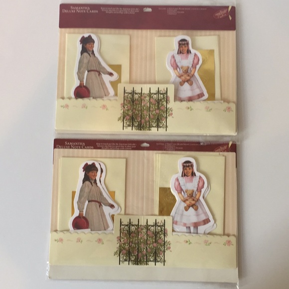 Set of 2 American Girl Note Card Sets Samantha - Picture 10 of 10